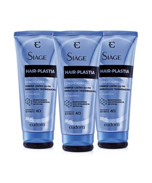 Combo Condicionador Siàge Hair Plastia 3x 200ml