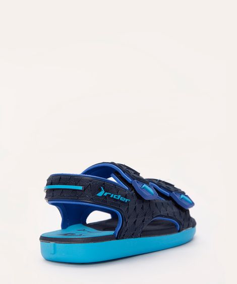 papete infantil texturizada com velcro rider azul