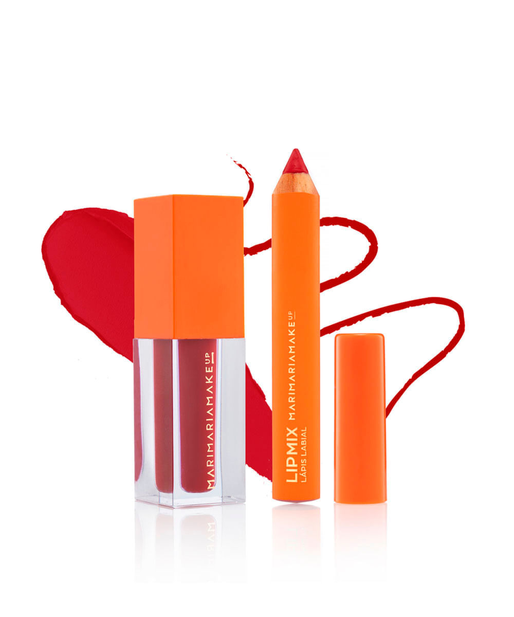 Kit Lip Mix Mari Maria Labial Blazing único
