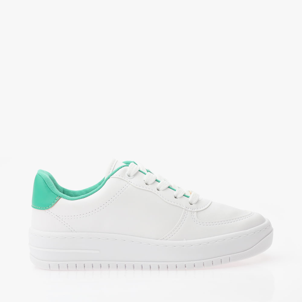 Tênis Casual Detalhe Feminino Preto Menor preço em Tênis Casual Detalhe Feminino Preto