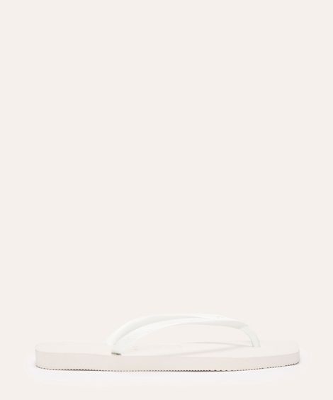 chinelo havaianas slim square branco