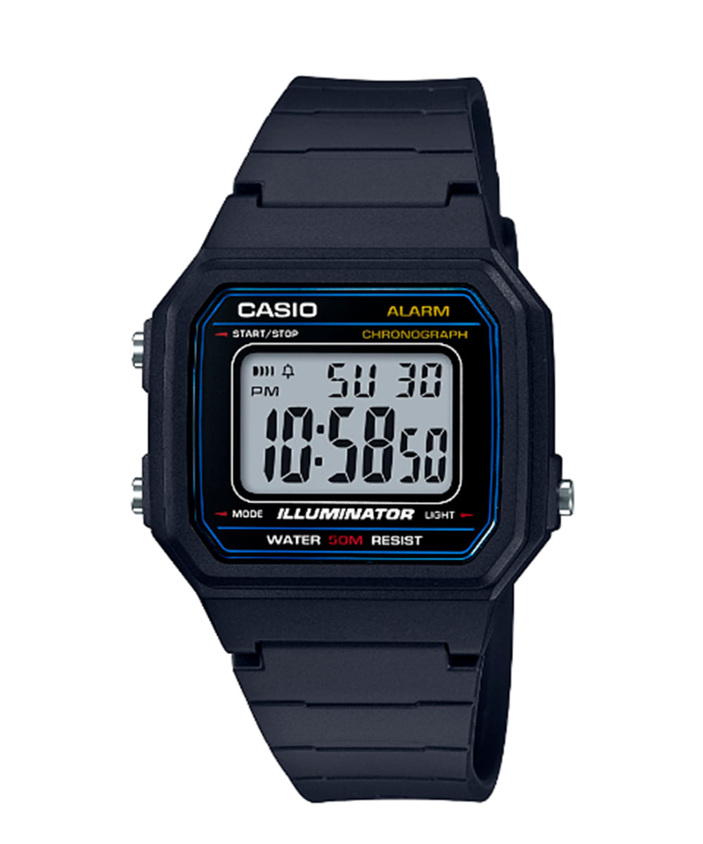 relógio casio digital W-217H-1AVDF