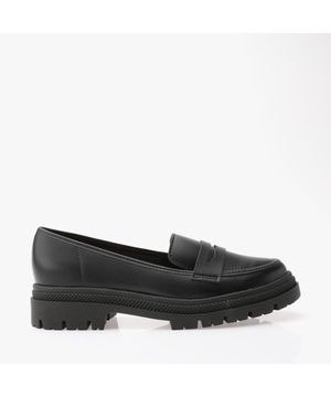 Mocassim Tradicional Tratorado Feminino Preto