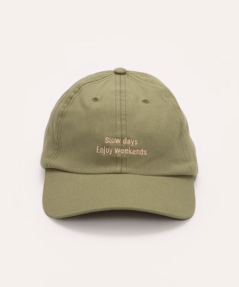 boné de sarja aba curva slow days