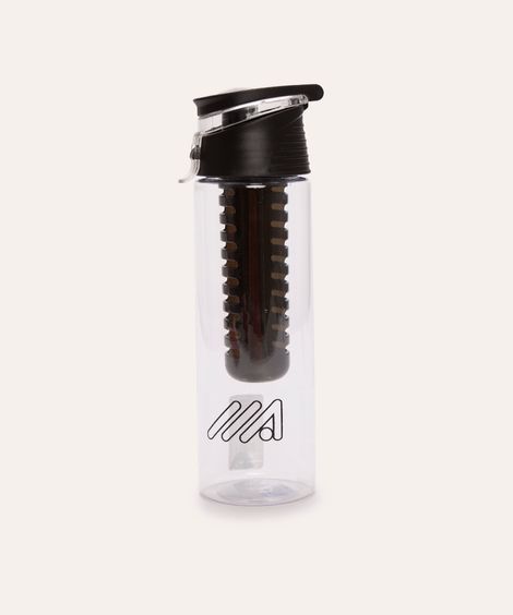 garrafa com infusor e alça 1l transparente