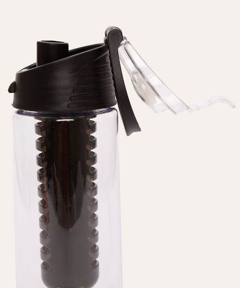 garrafa com infusor e alça 1l transparente