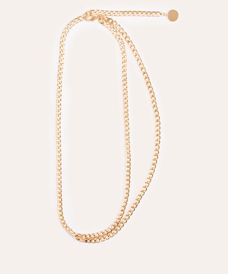 Cinto Feminino de Correntes Dourado