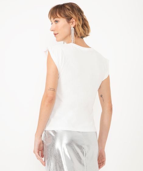 regata de algodão muscle tee authenticity off white