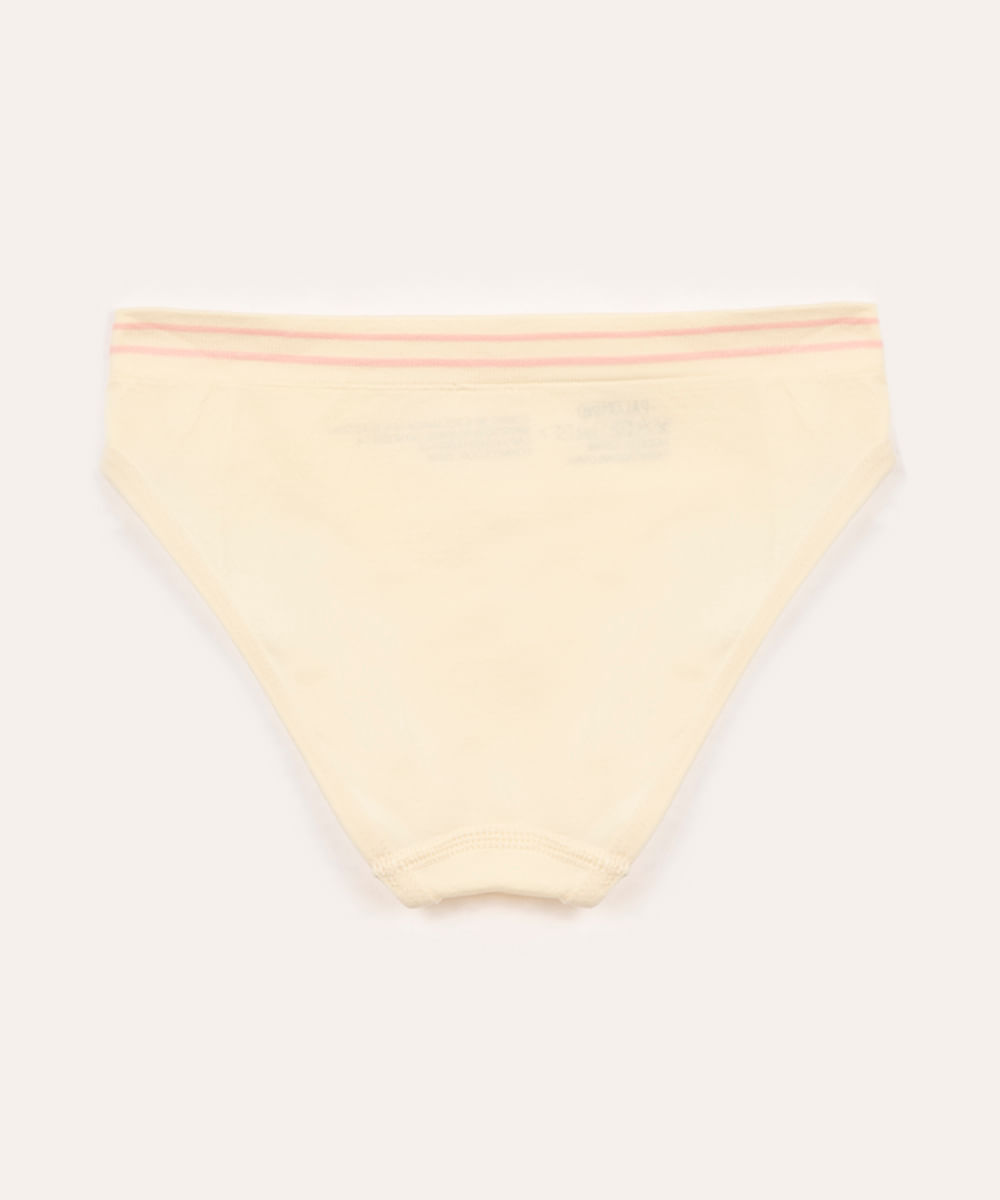 kit de 2 calcinhas infantis corações colorido