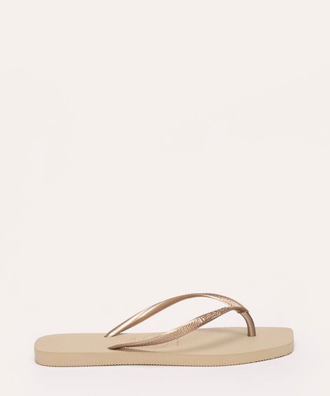 chinelo havaianas slim square areia