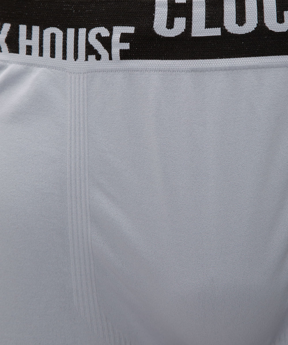 cueca boxer sem costura clock house  cinza claro