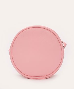 bolsa infantil transversal com glitter unicórnio rosa