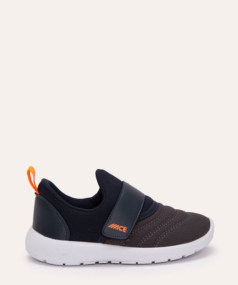 tênis infantil com velcro azul marinho