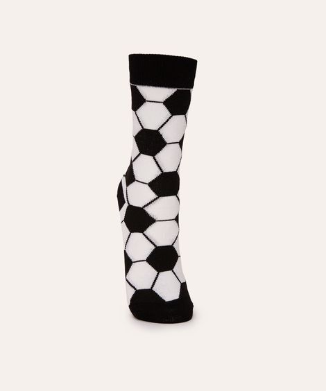 meia cano longo futebol branco