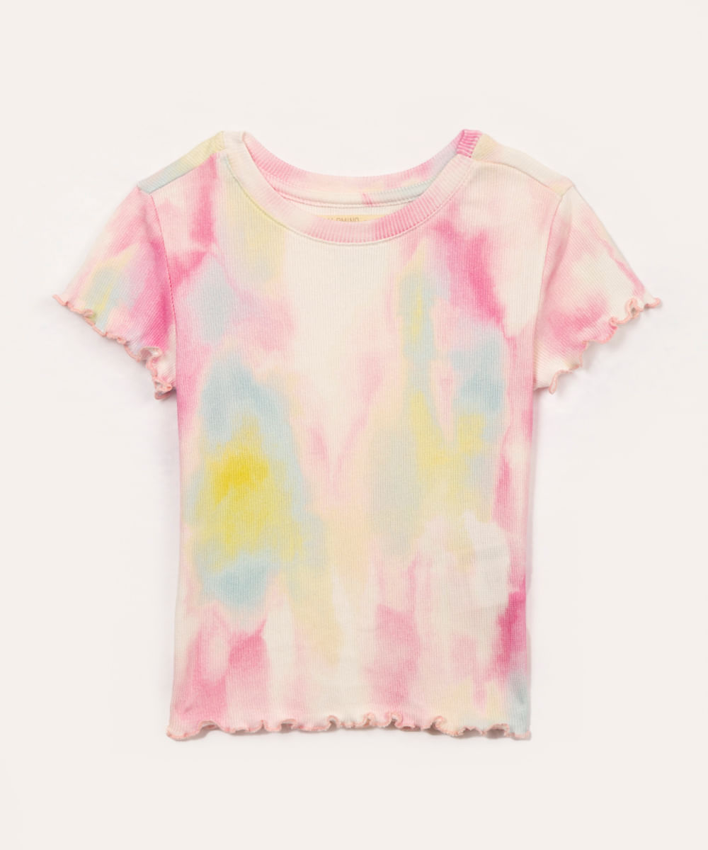 Blusinha Baby Look Tie Dye, Blusa Feminina Tie-Dye-Brasil Usado 94652892