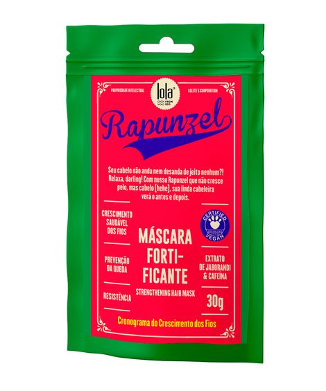 máscara de tratamento sachê rapunzel lola 30g