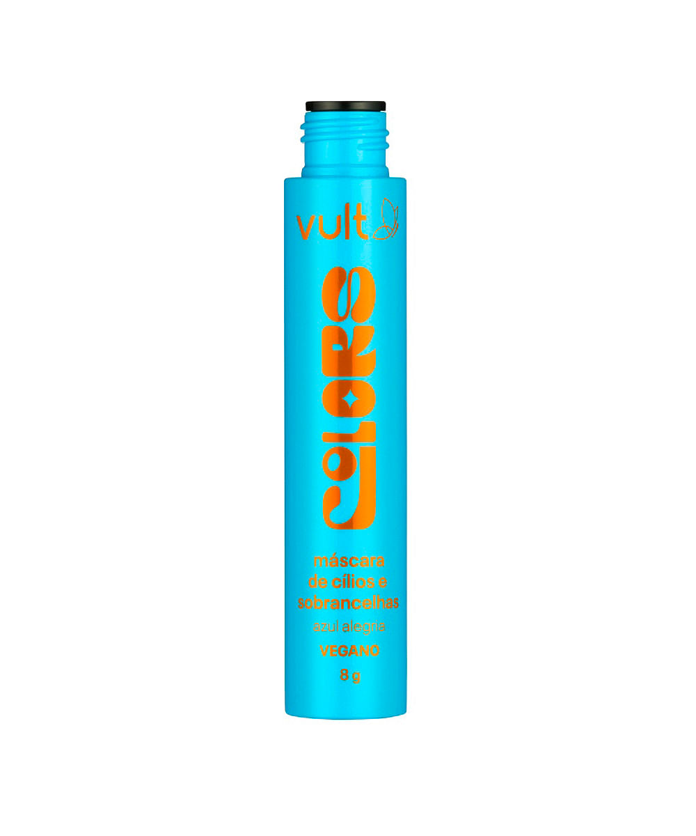 máscara de cílios colorida vult azul alegria 8g
