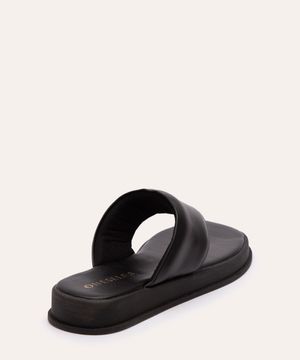 sandália flatform de dedo oneself preto