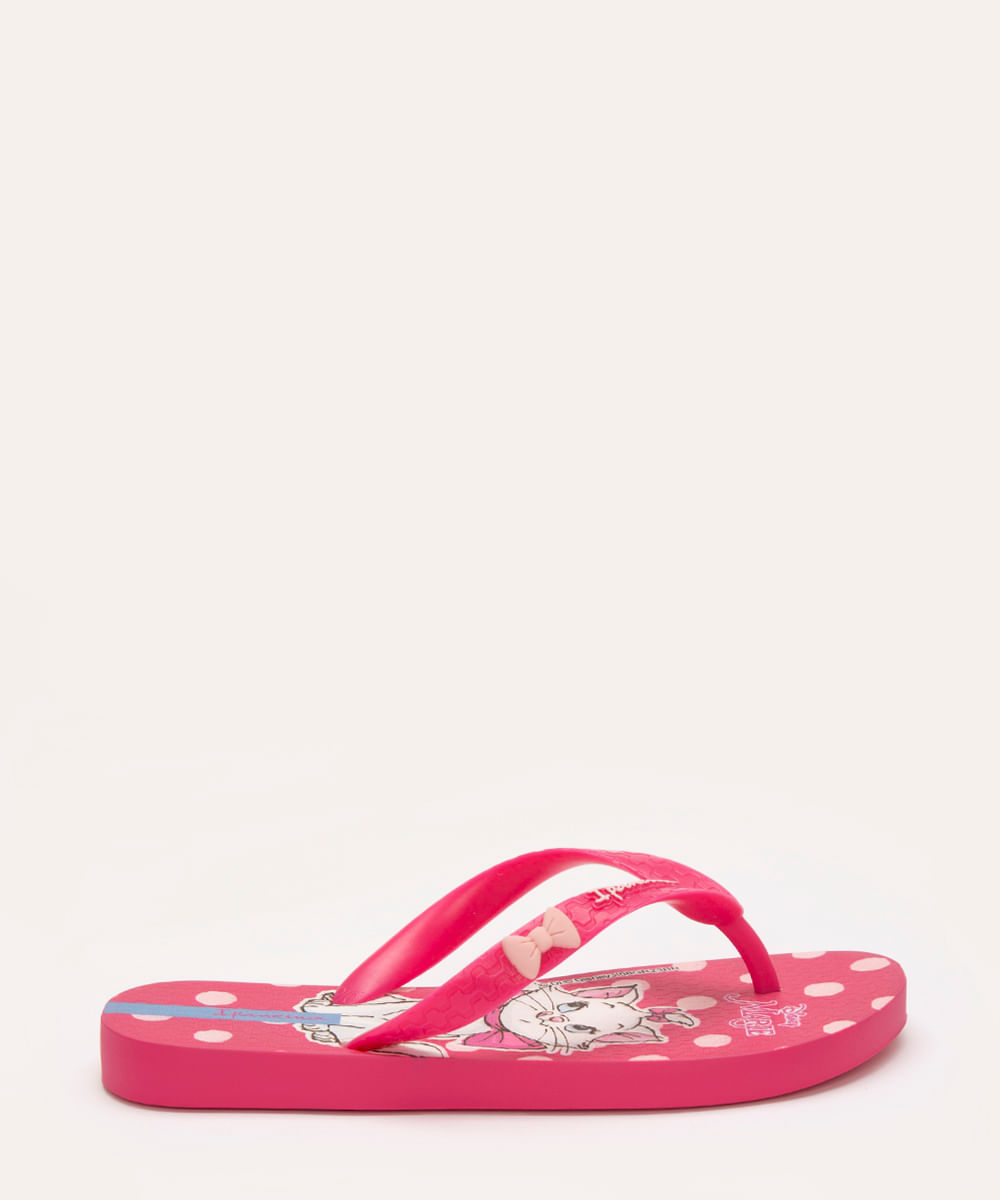 chinelo infantil marie disney ipanema rosa