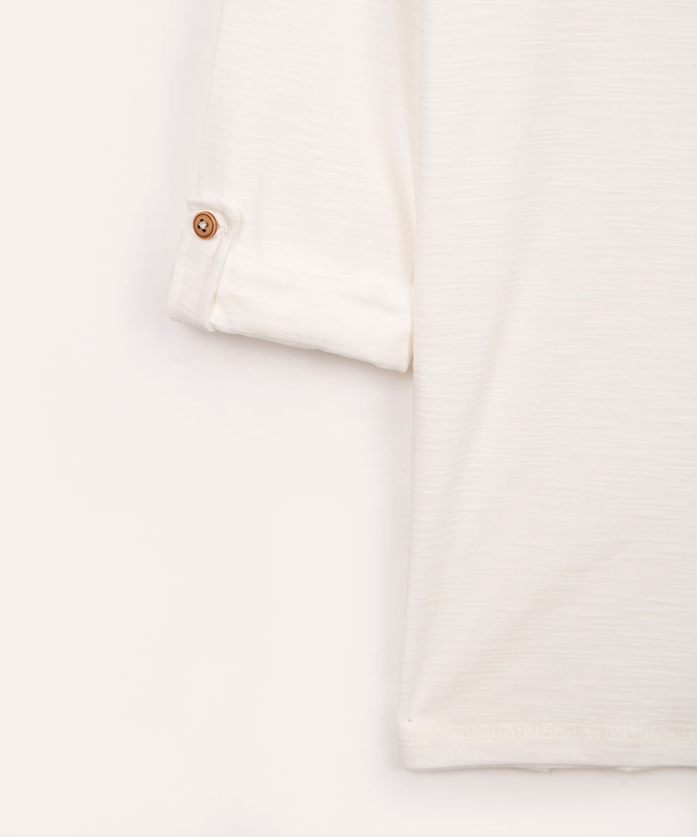 camiseta de algodão juvenil com capuz branco