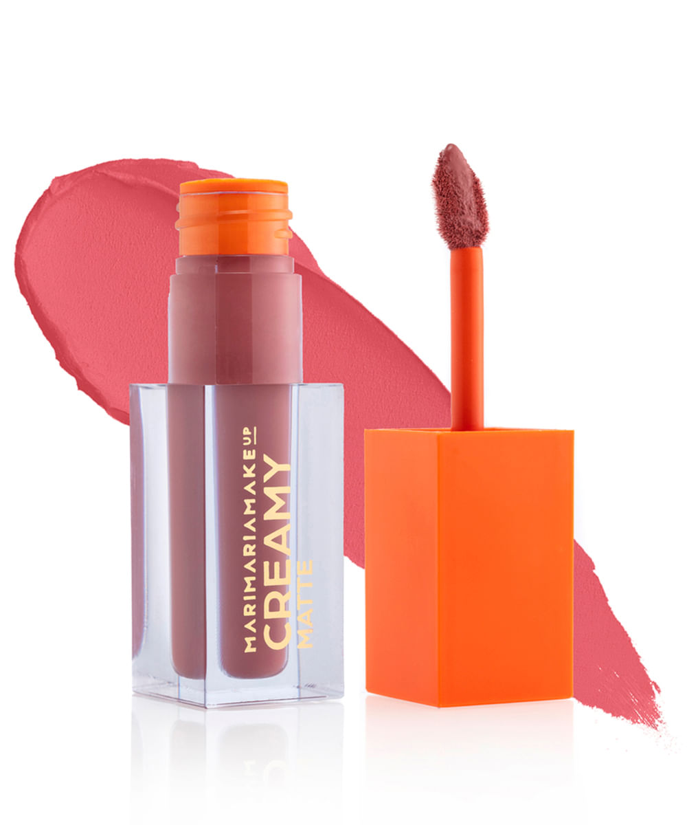 batom líquido creamy matte frosty mari maria