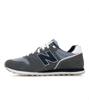 Tênis New Balance 373v2 Masculino + 3 Pares de Meias Cinza