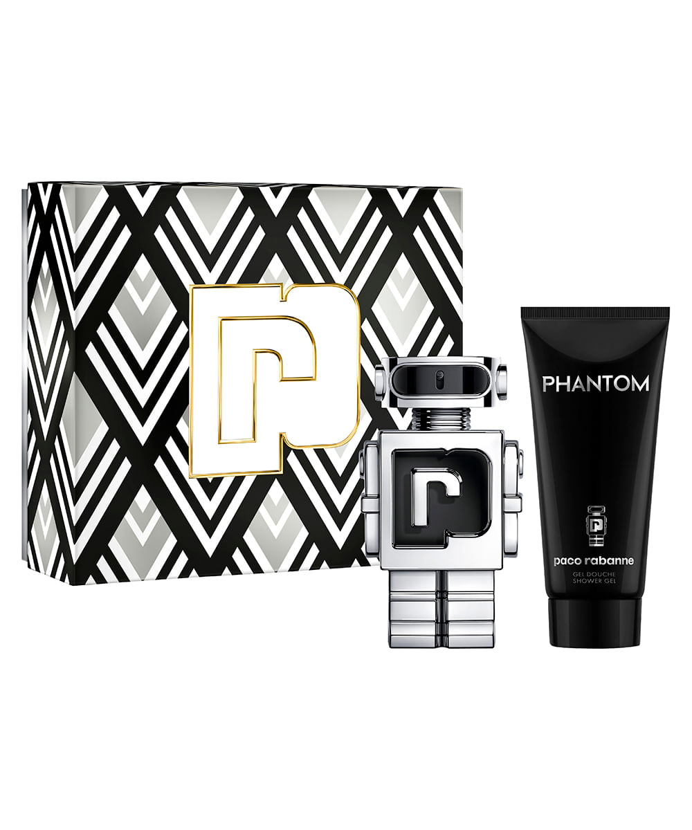 kit phantom eau de toilette 100ml e gel de banho 100ml