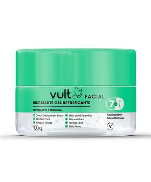 gel hidratante facial refrescante vult 100g