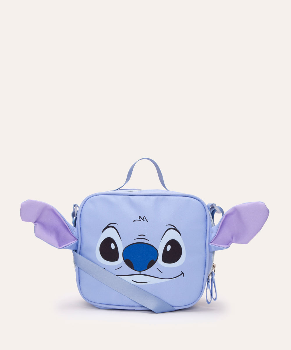 lancheira térmica infantil stitch azul