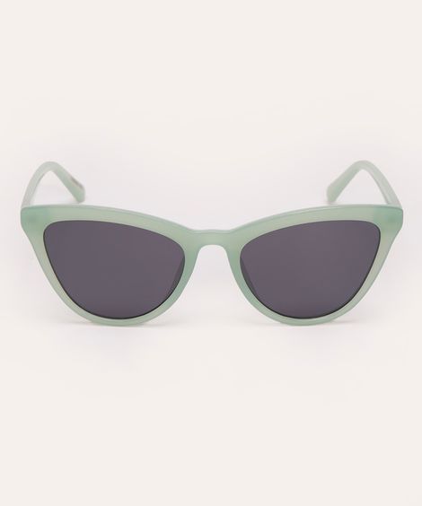 óculos de sol gatinho verde