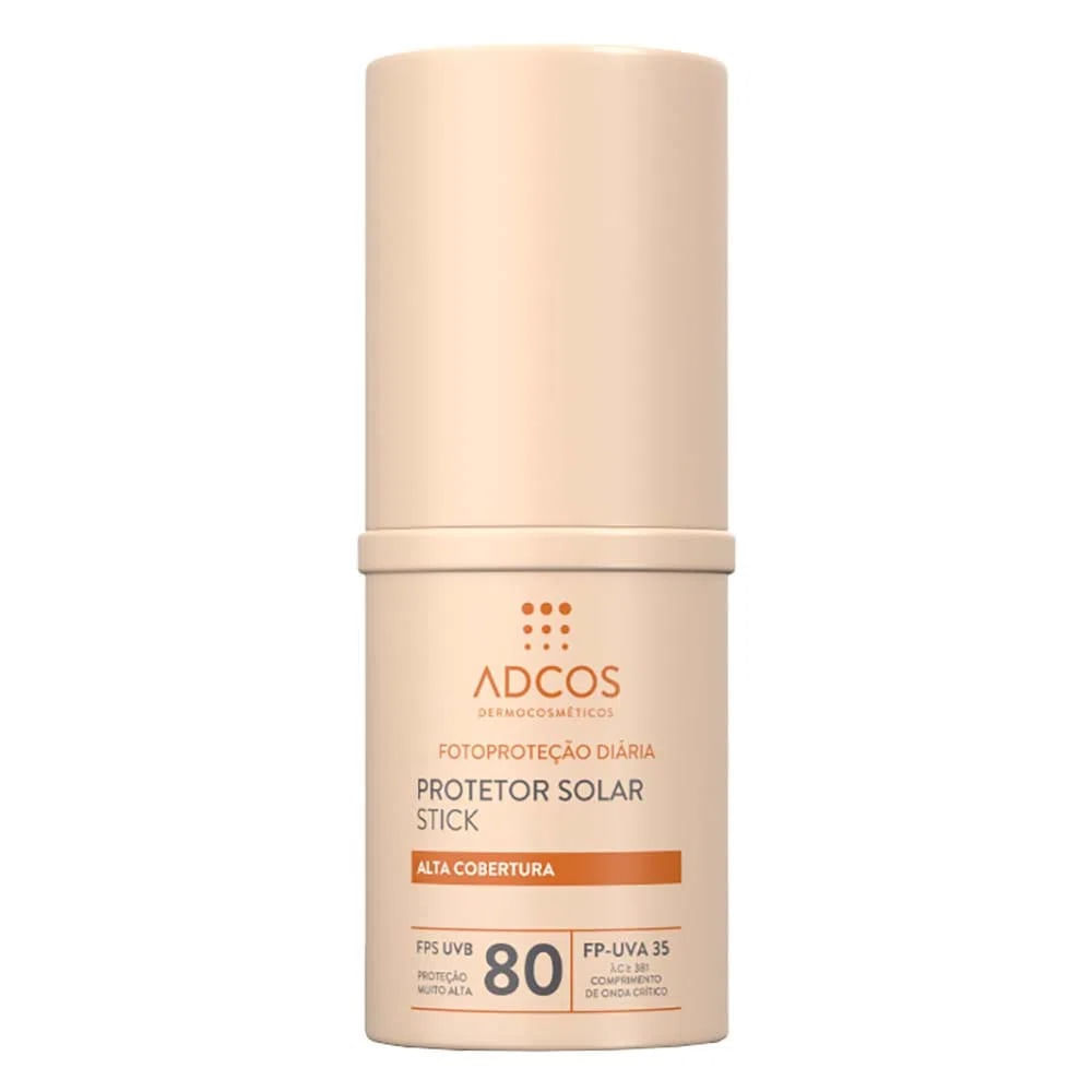 Encontraproduto.com.br - Adcos Dermocosméticos Kit - Sérum Facial + Protetor Solar Stick com Cor Ivory