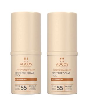 Adcos Dermocosméticos Kit com 2 Protetores Solares Stick Com Cor Ivory