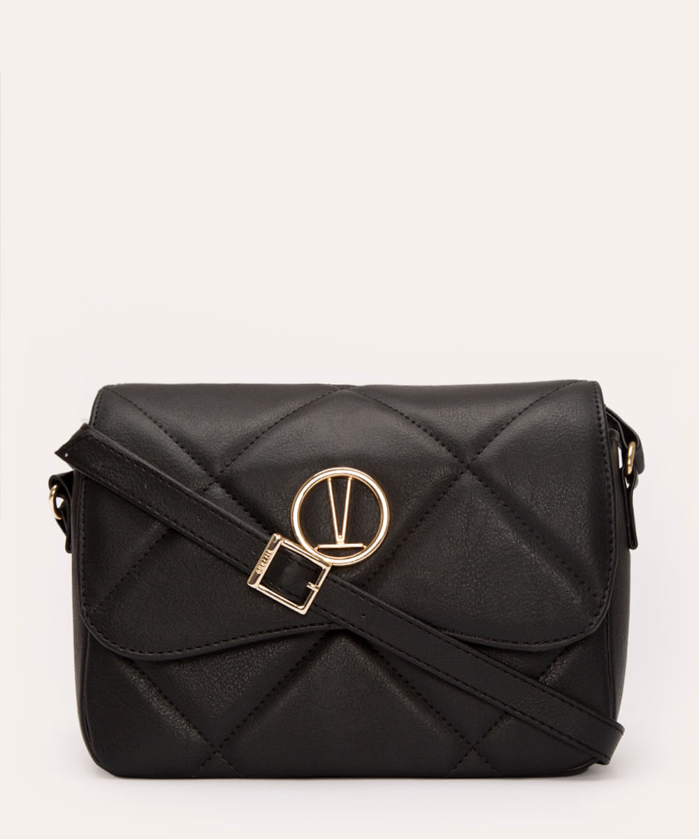bolsa cross matelassê vizzano - PRETO