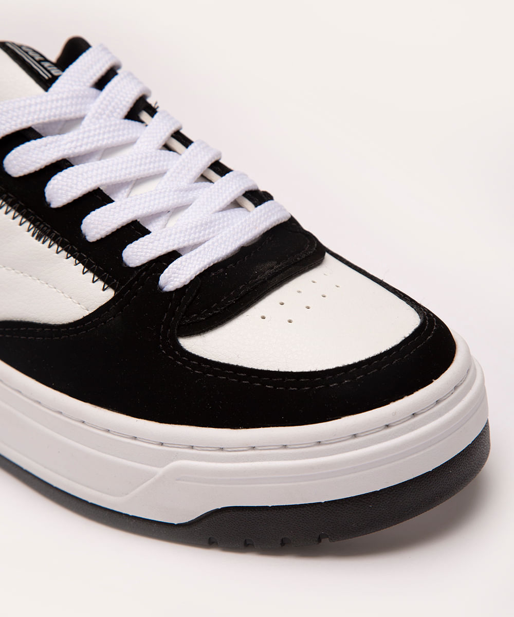 tênis com recorte oneself branco