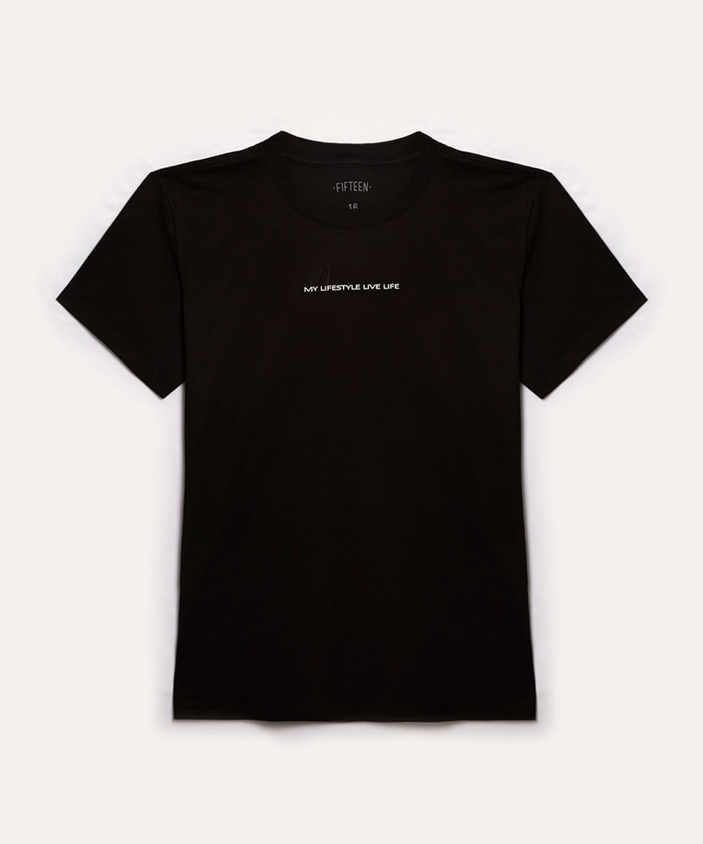 camiseta de algodão juvenil oversized lifestyle