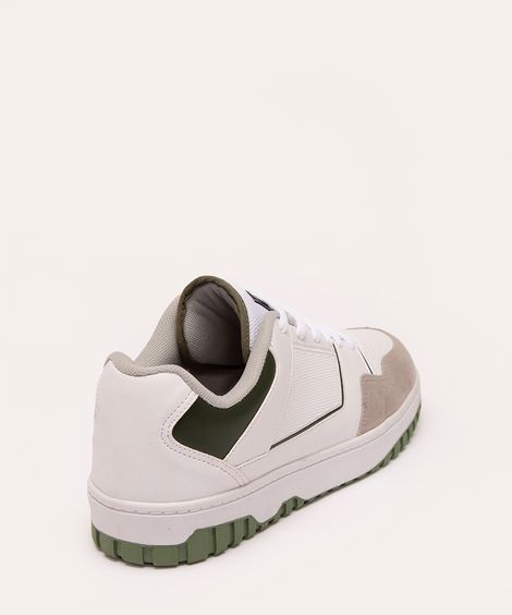 tênis com recorte ace verde