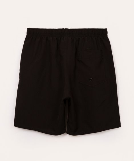 bermuda infantil com bolsos preta