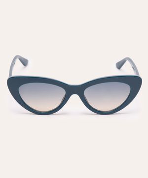 óculos de sol gatinho azul