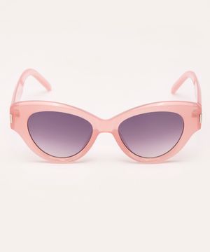 óculos de sol gatinho rosa