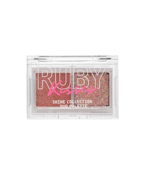 ruby kisses shine collection duo palette rose gold