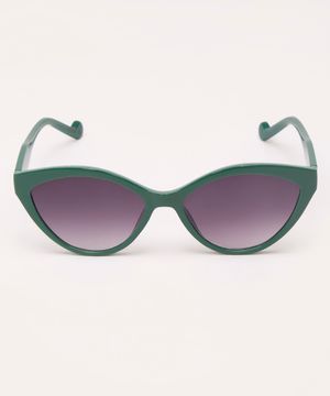 óculos de sol gatinho verde