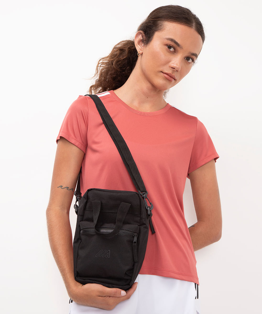 bolsa shoulder multifuncional preta
