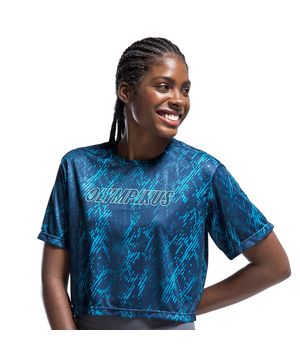 Camiseta Box Complemento Olympikus Feminina Azul