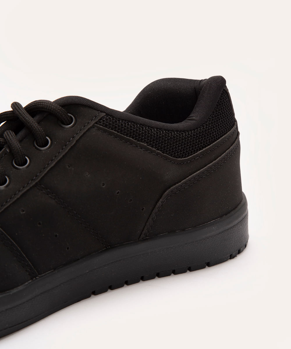 tênis cano baixo ollie preto