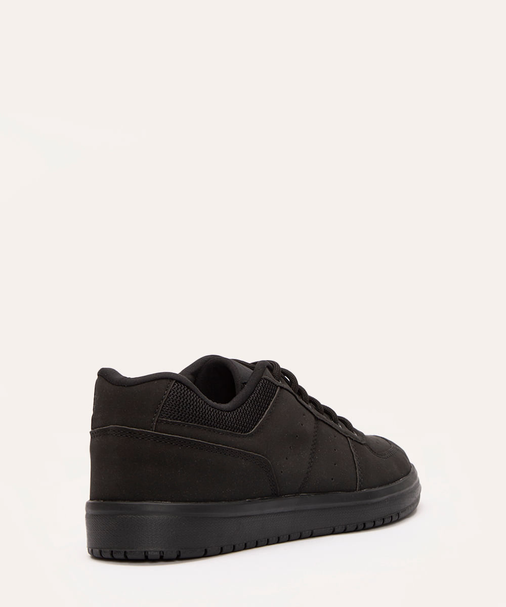 tênis cano baixo ollie preto