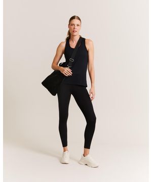 Calça Legging Cintura Alta - Preto