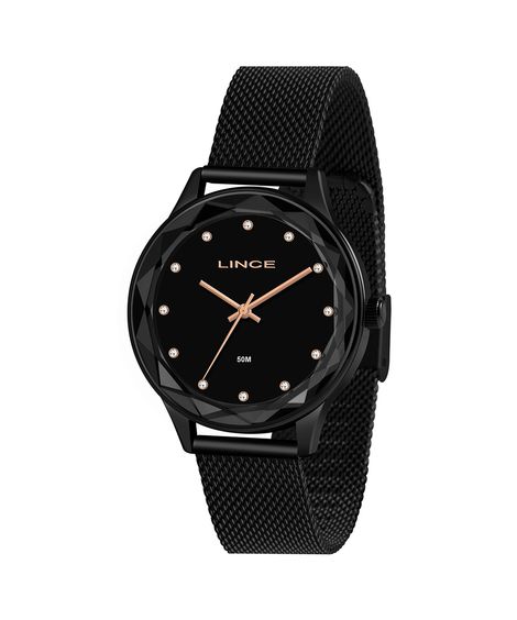 relógio analógico lince LRN4707L P1PX preto