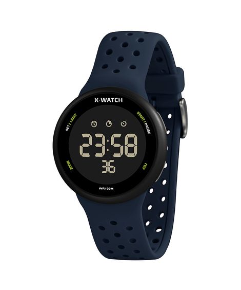 relógio digital x watch xmppd544w pxdx preto