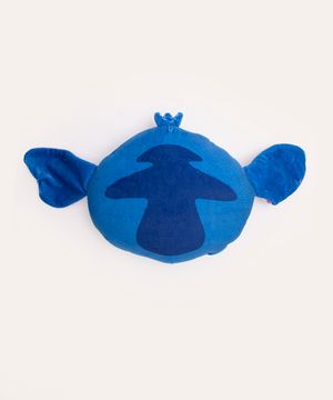 almofada stitch azul