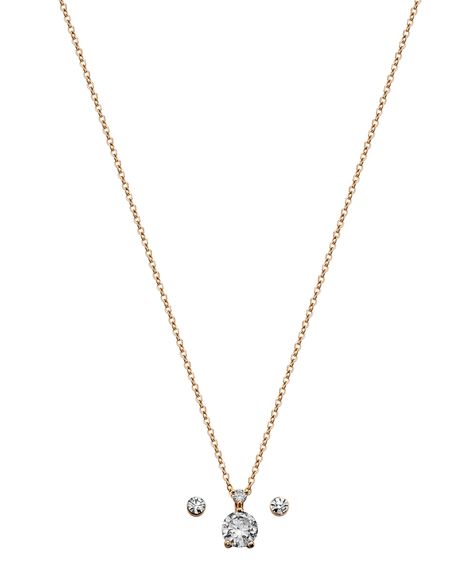 kit relógio mondaine analógico 32720LPMKDE1K1 com colar e brinco dourado